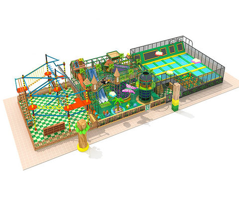 5.2mのジャングルのテーマの子供の家族の演劇の中心ISO9001のための屋内運動場装置