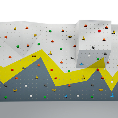 スポーツ・センターのための屋内Boulderingの大人の岩登りの壁のさまざまな上昇の把握