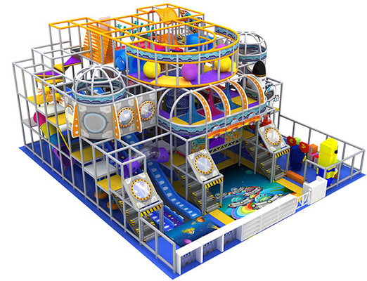 スペース テーマの子供のEPPのブロックと多重レベル屋内運動場装置
