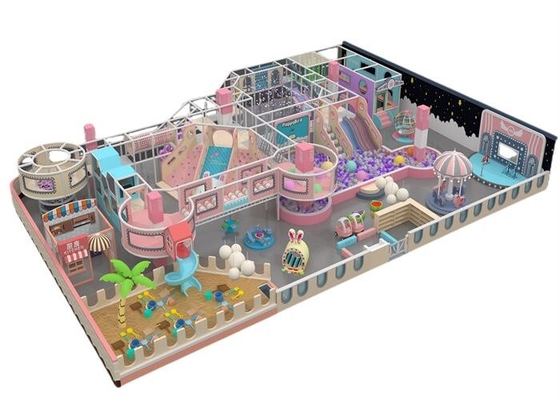ゲームの球の発破工との柔らかい遊び場装置大きいPlaylandを子どもだまし